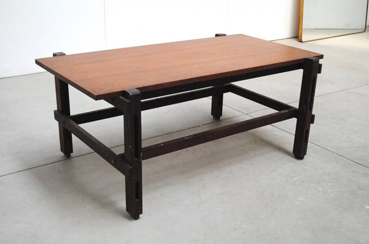 Wooden coffee table by Ico Parisi, 60s 1229558