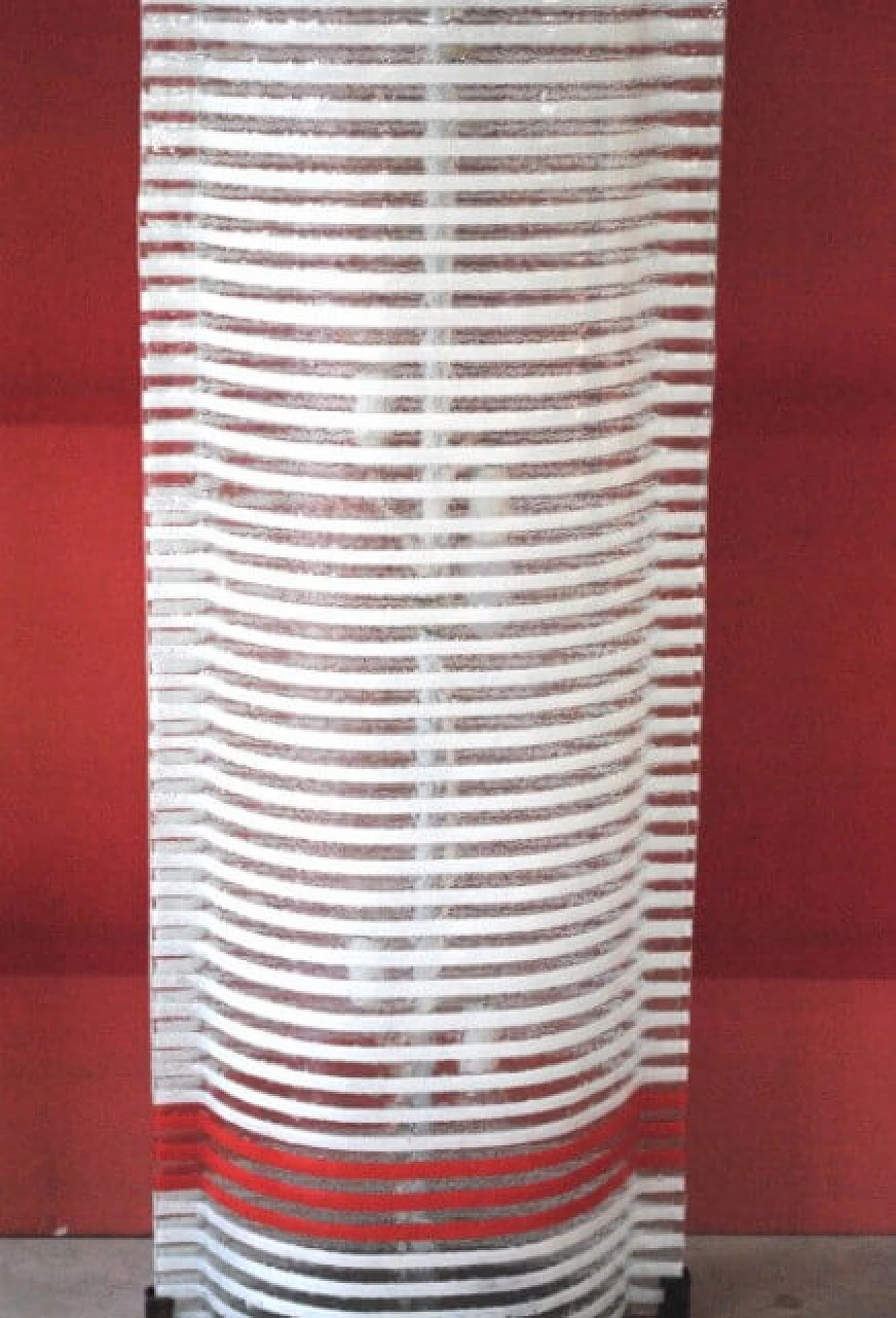 Coppia di lampade da terra in vetro di Murano e ferro, anni '50 1229564