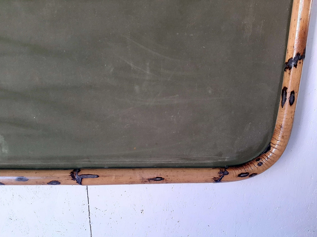 Wall-mounted bamboo coat rack, 70s 1229728