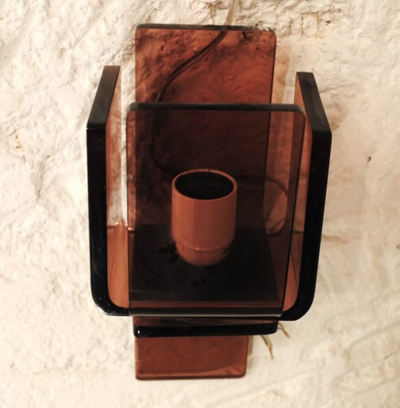 3 Wall sconce in plexiglass, 70s 1230008