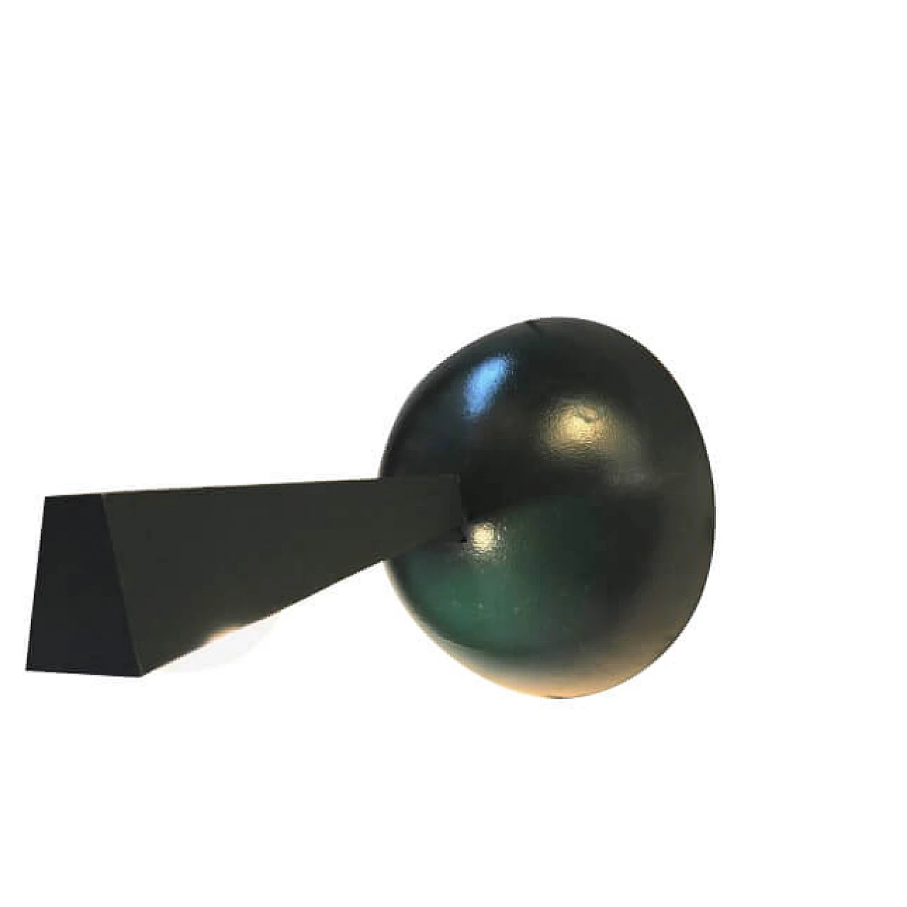 Pair of wall lamps in cast metal, 50s 1230104