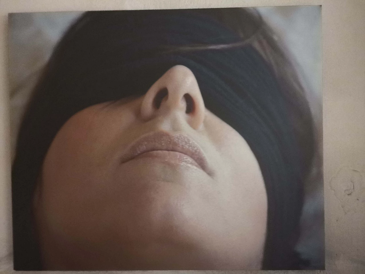 Photograph by P. Pazzi, Portrait of a blindfolded woman, 2000s. 1230213