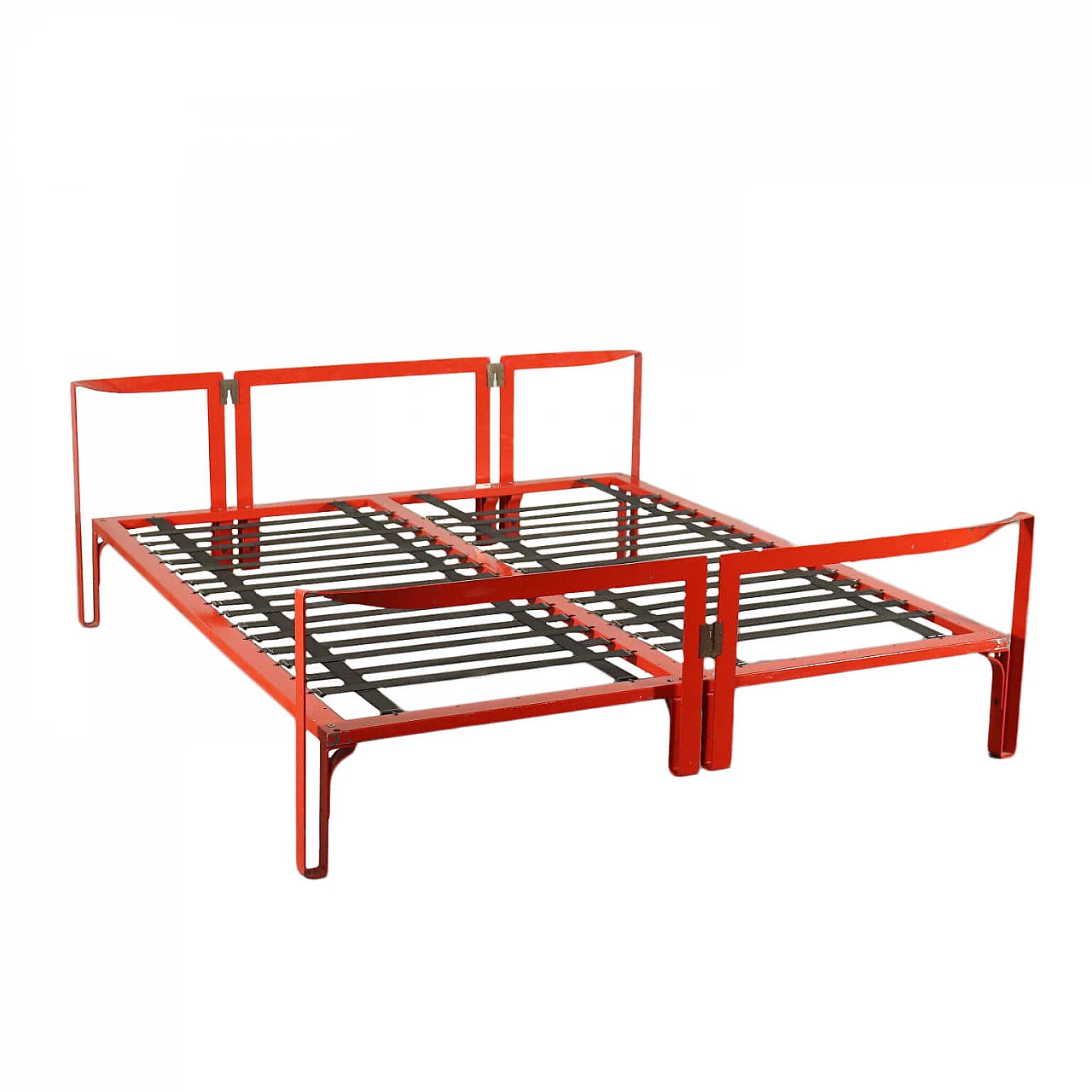 Vanessa double bed by Tobia Scarpa for Gavina, 70s 1230463