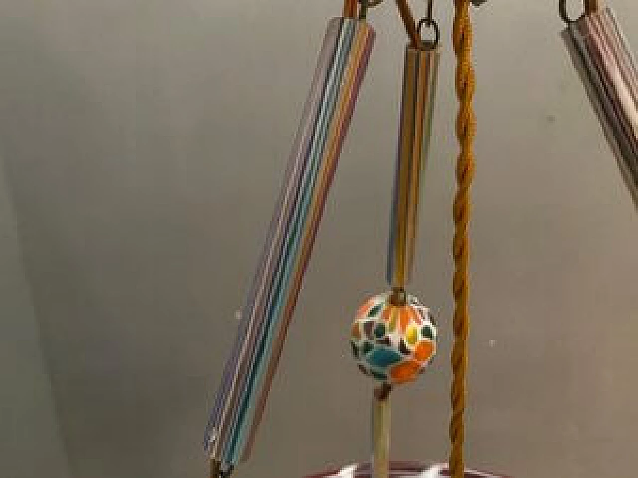 Lampadario con mosaico stile Liberty, anni '20 1230882