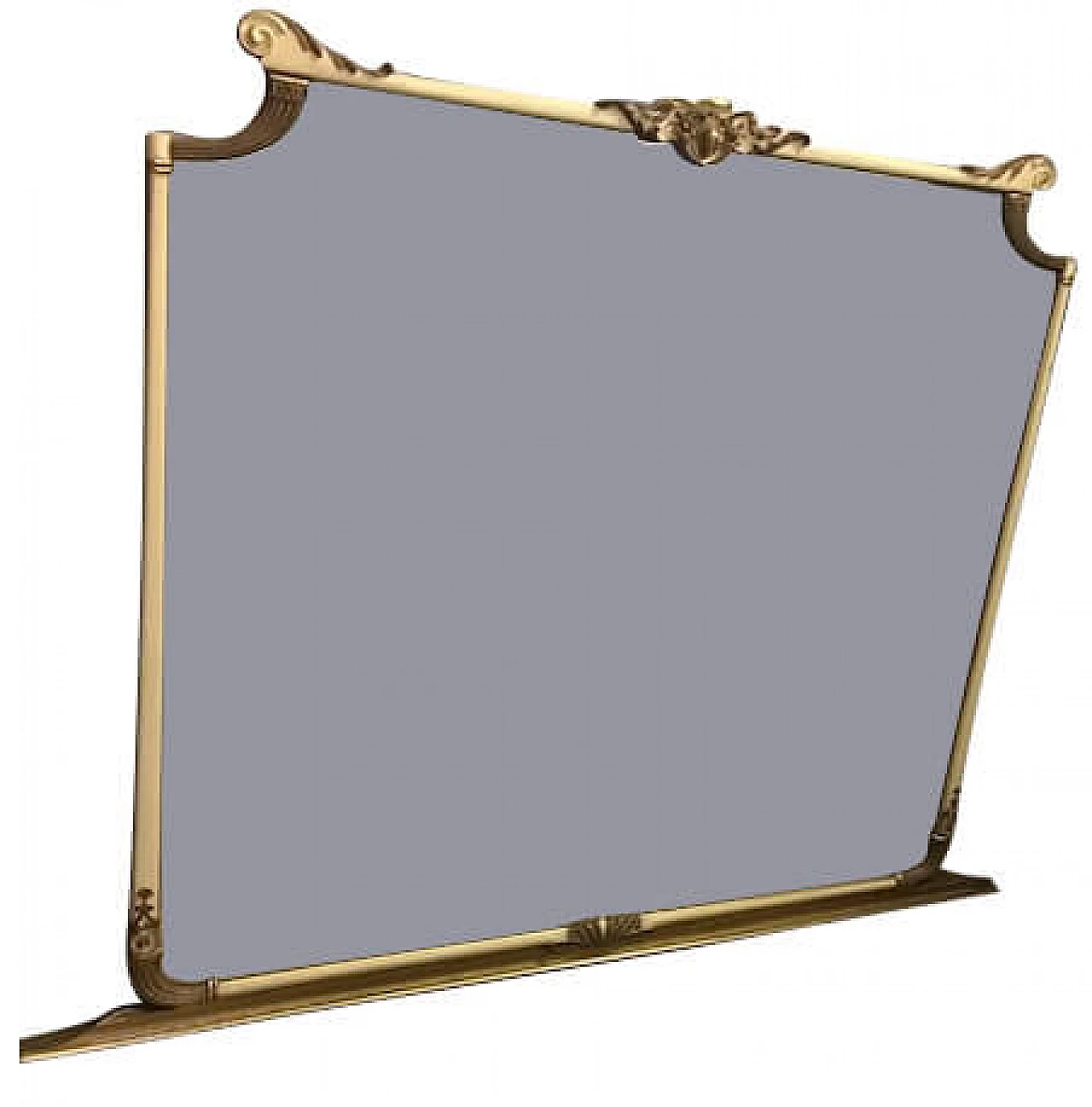 Mirror in painted and decorated wood, 40s 1230971