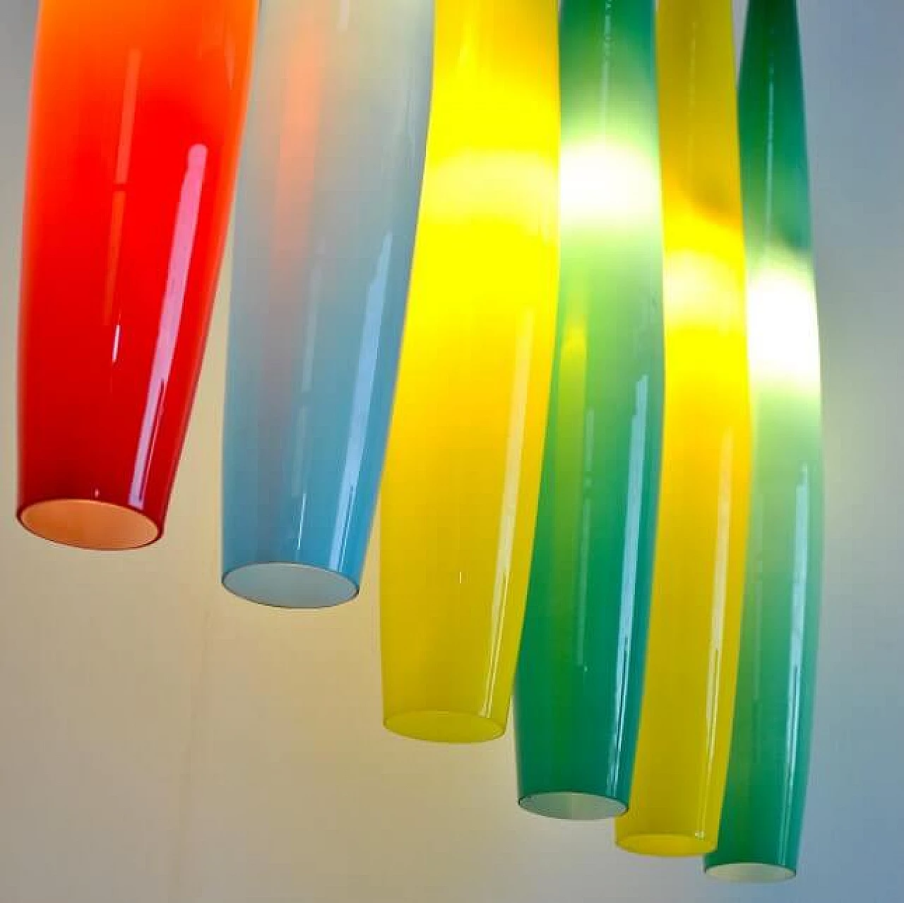 Murano glass chandelier by Alessandro Pianon for Vistosi, 60s 1231446
