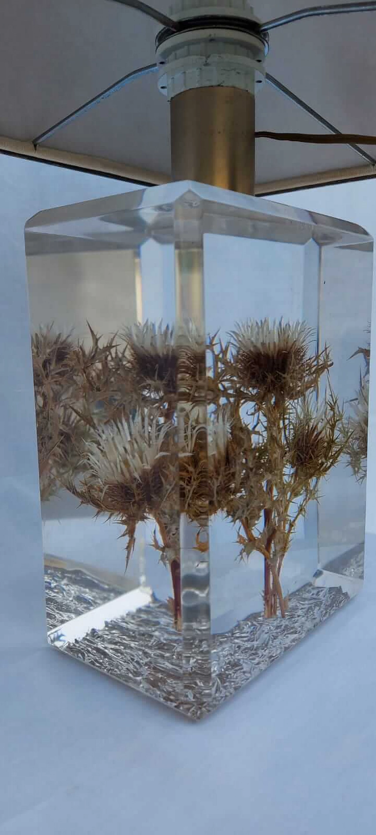 Resin Cuba table lamp by Pierre Giraudon , 60s 1231798