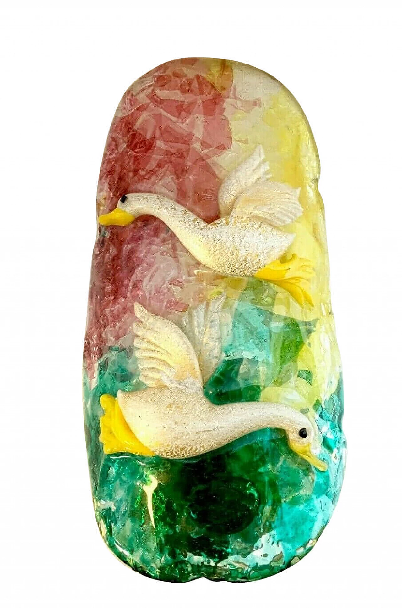 Applique in vetro di Murano e ottone di Gino Cenedese, anni '50 1232737