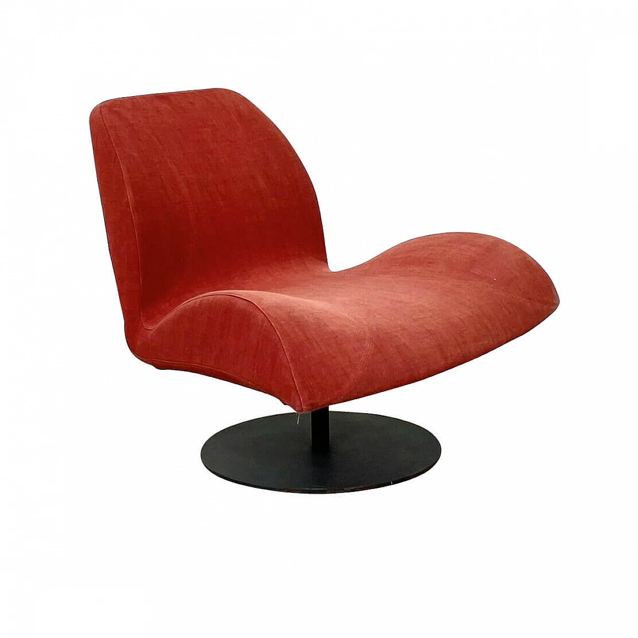 Poltrona girevole di Swan, anni '70 1232749