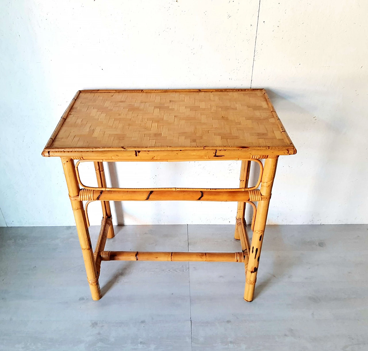 Bamboo writing desk, 70s 1232776