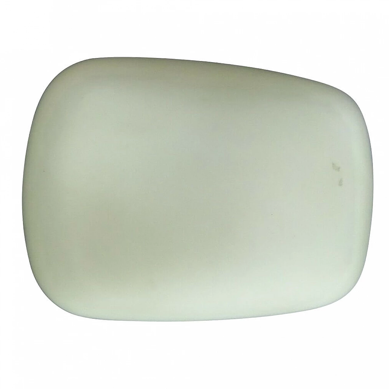 Rectangular ceiling lamp in glass, 50s 1232957