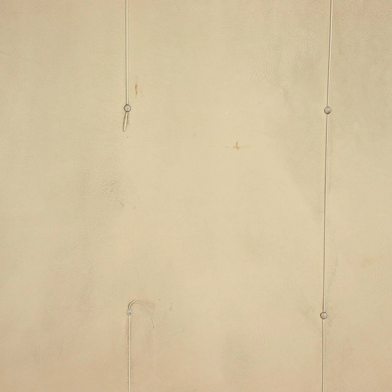 Appendiabiti in legno, ottone, skai e vetro, anni '50 1233436