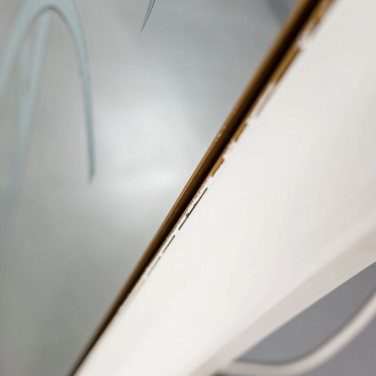 Specchio da ingresso retroilluminato, anni '70 1233724