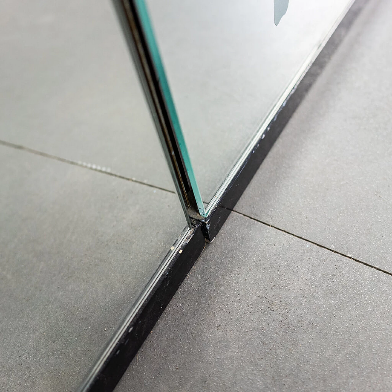 Specchio da ingresso retroilluminato, anni '70 1233725