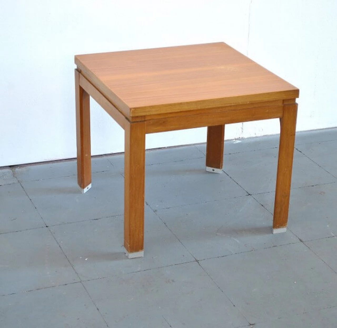 Coffee table in blond walnut by MIM Roma, 60s 1233747