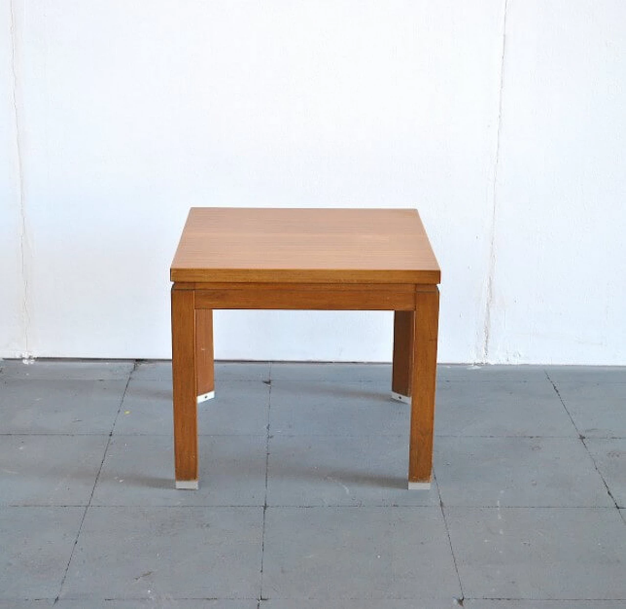 Coffee table in blond walnut by MIM Roma, 60s 1233749