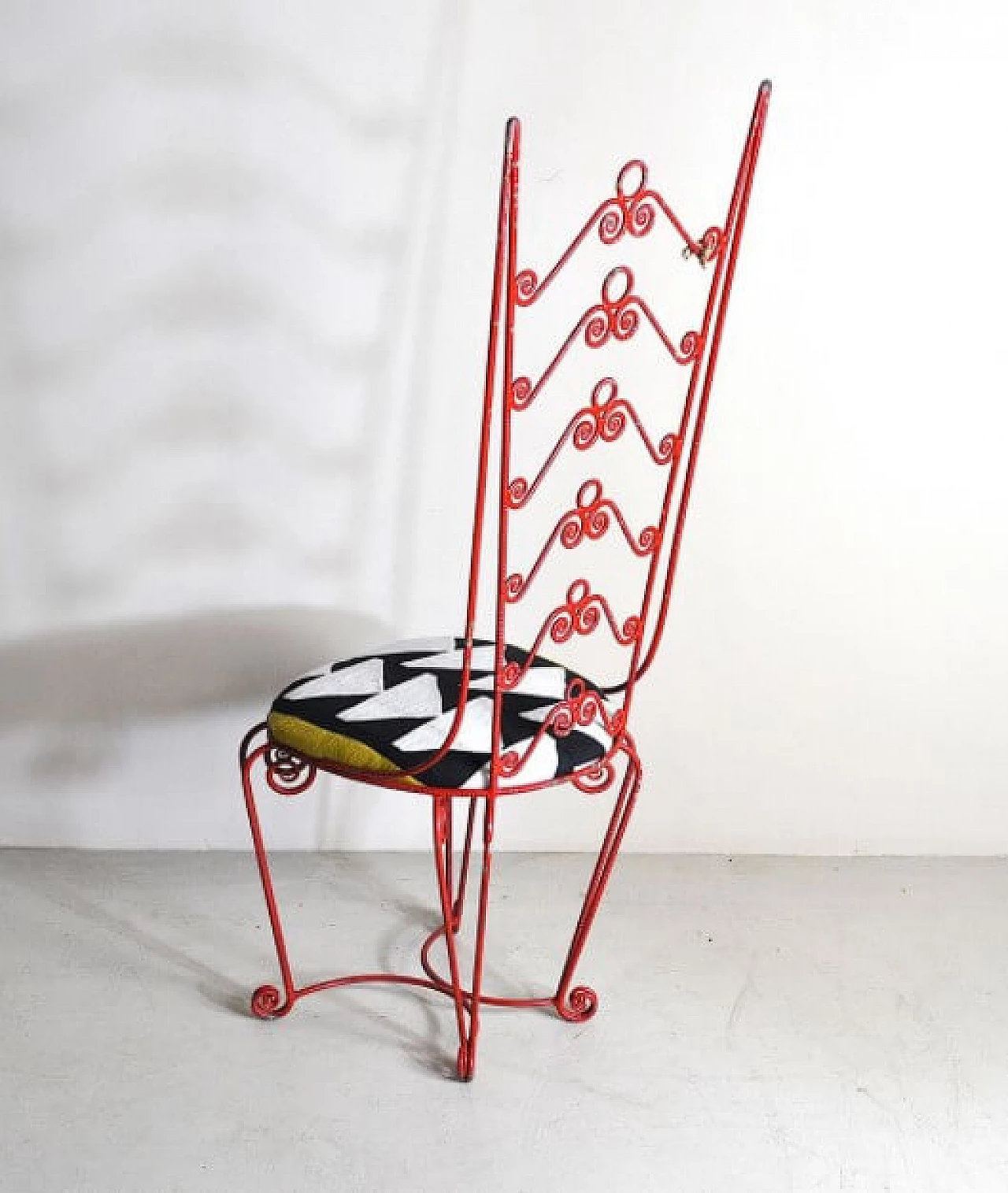Chiavari chair in wrought iron, 60s 1233836