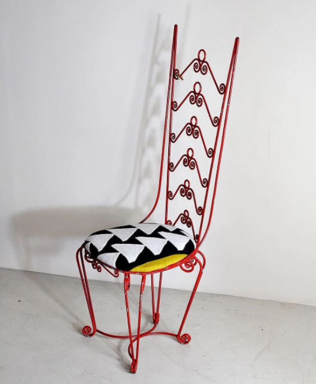 Chiavari chair in wrought iron, 60s 1233837