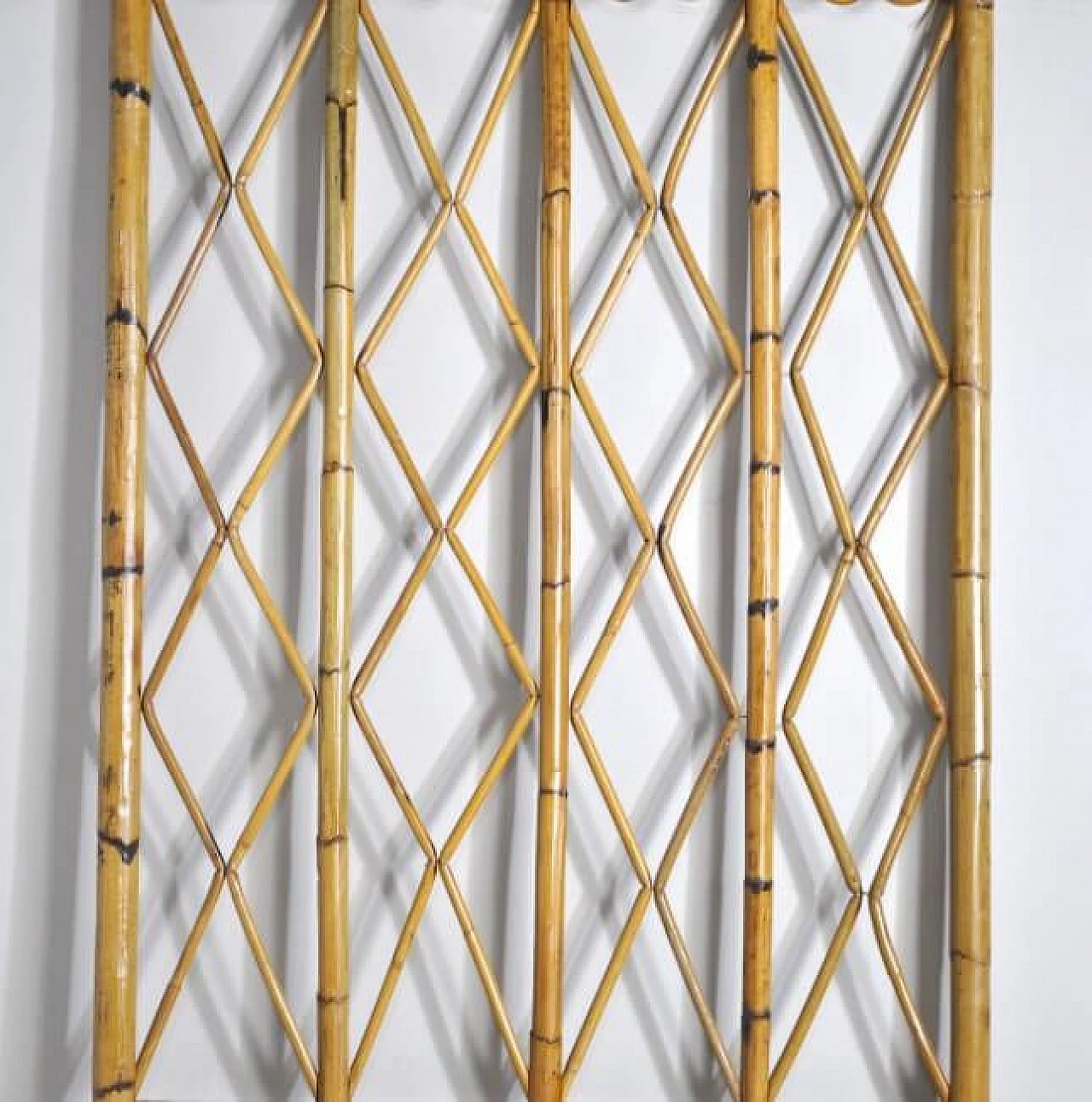 Coat stand in bamboo and cane, 60s 1233896