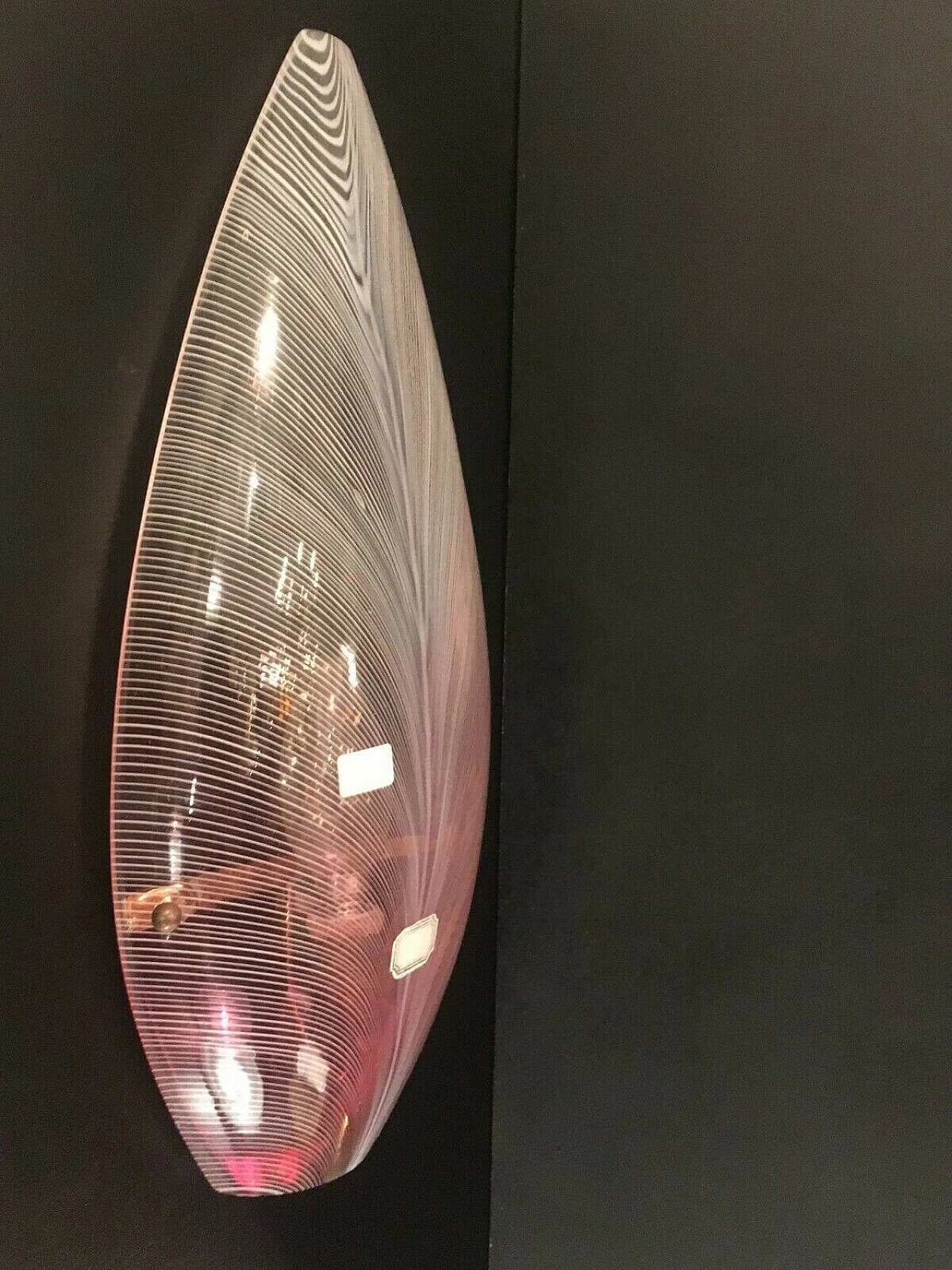 Applique in vetro di Murano e ferro di Avem, anni '50 1233962