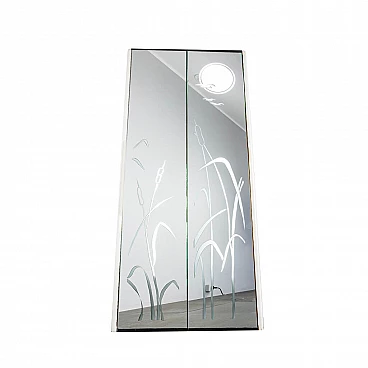 Backlit hall mirror, 70s