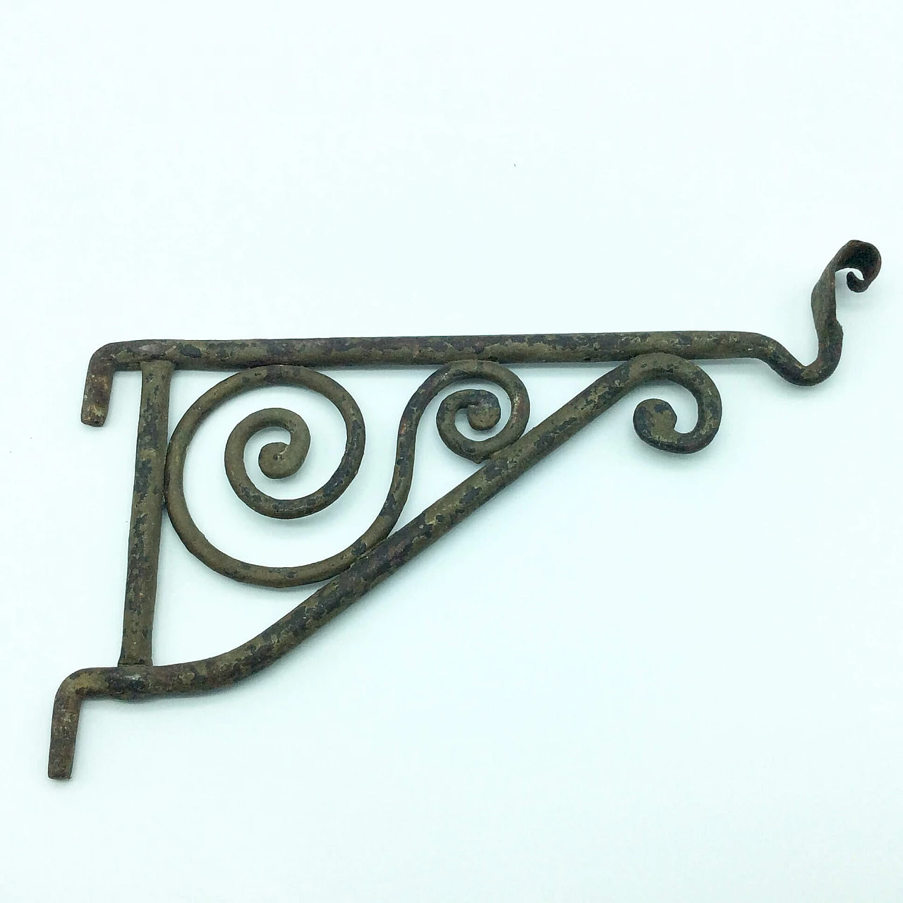 Wrought iron sign holder, 700's 1234187