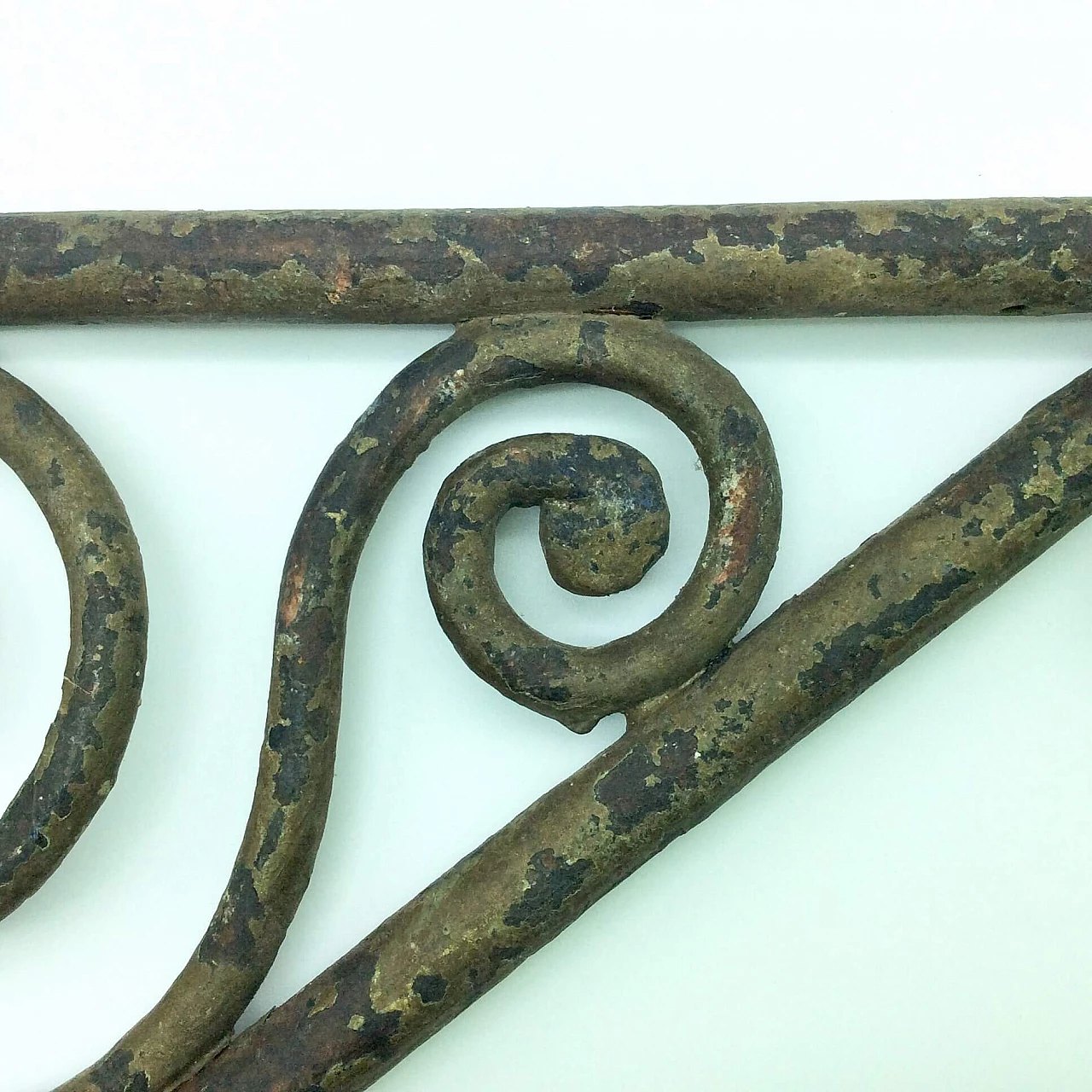 Portainsegna in ferro battuto del '700 1234190