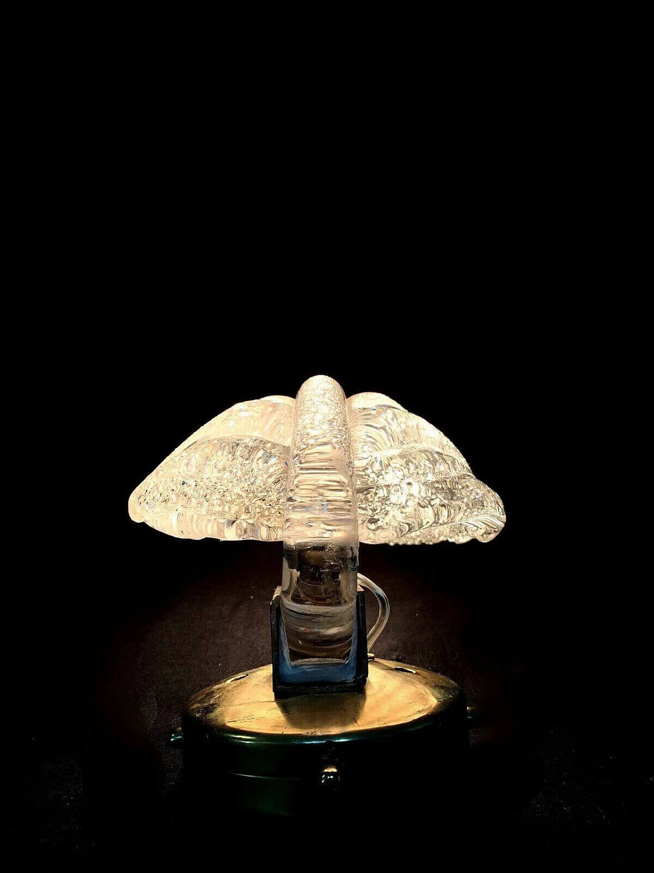 Wall lamp in Murano glass and brass by Seguso, 50s 1234340