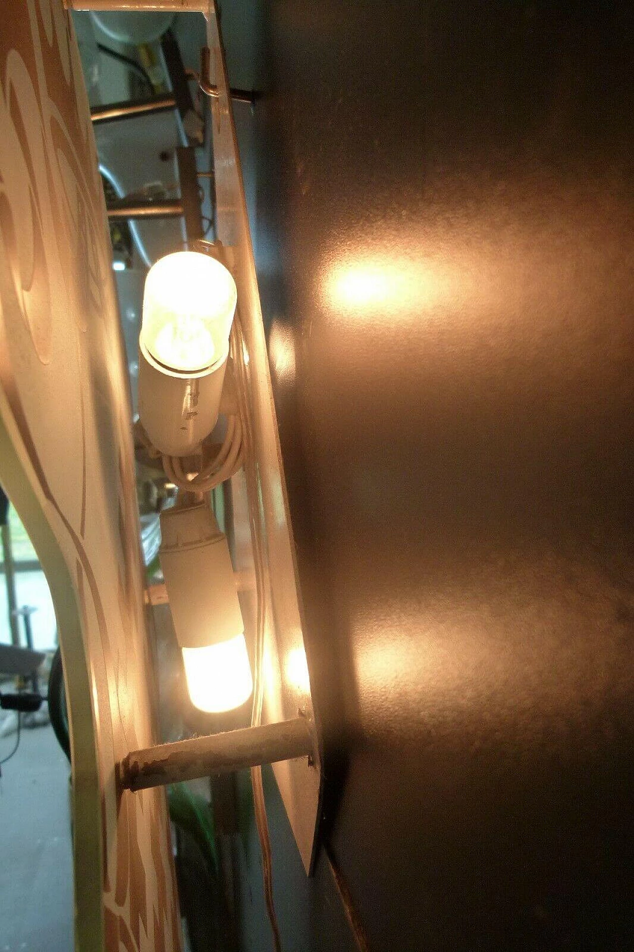 Applique in vetro satinato e specchiato di Famiglia Salviati, anni '60 1234383