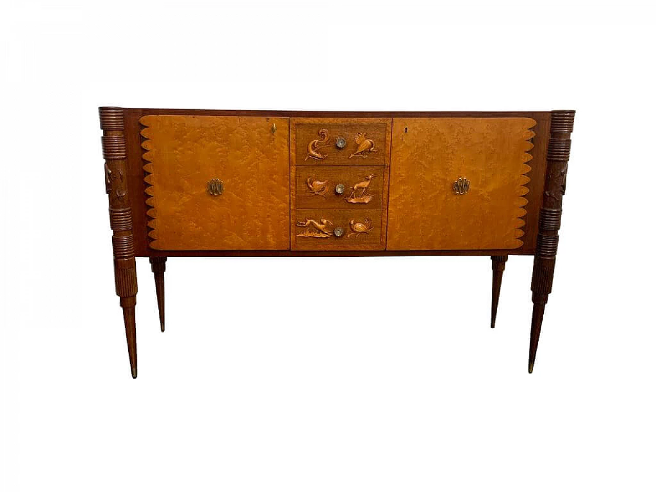 Sideboard  by Pierluigi Colli in oak and maple, 40s 1234459