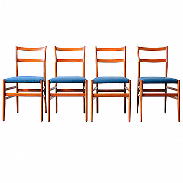 4 Leggera chairs by Gio Ponti for Cassina, 1950s