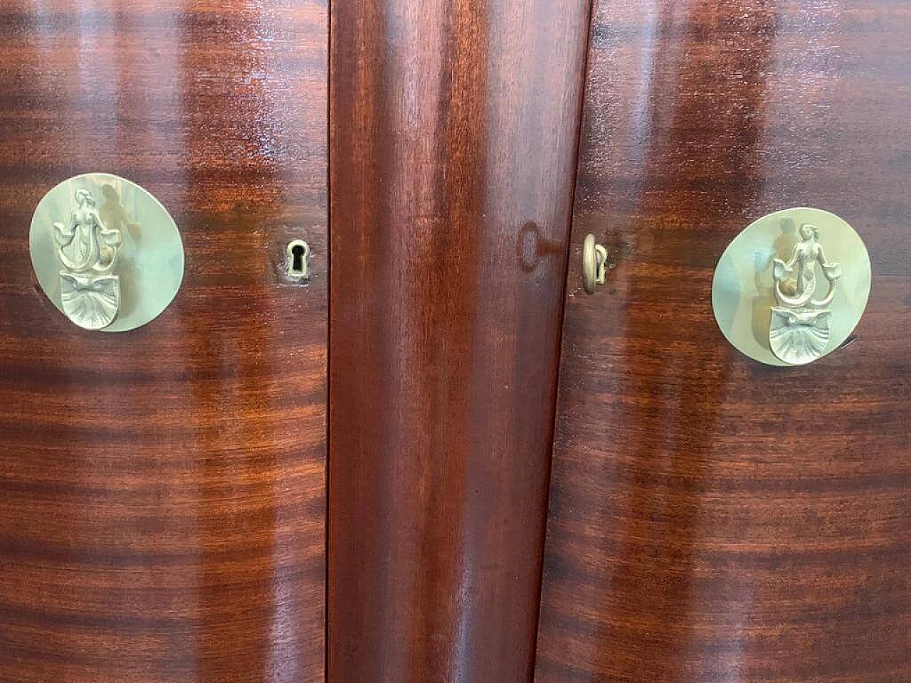 Art Deco mahogany sideboard in the style of Jules Leleu, 1920s 1234508