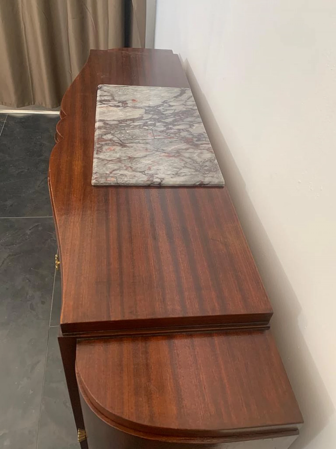 Art Deco mahogany sideboard in the style of Jules Leleu, 1920s 1234512