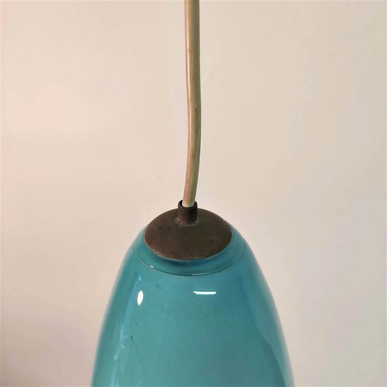 Cigar chandelier in blown Murano glass attributable to Massimo Vignelli, 50s 1234949