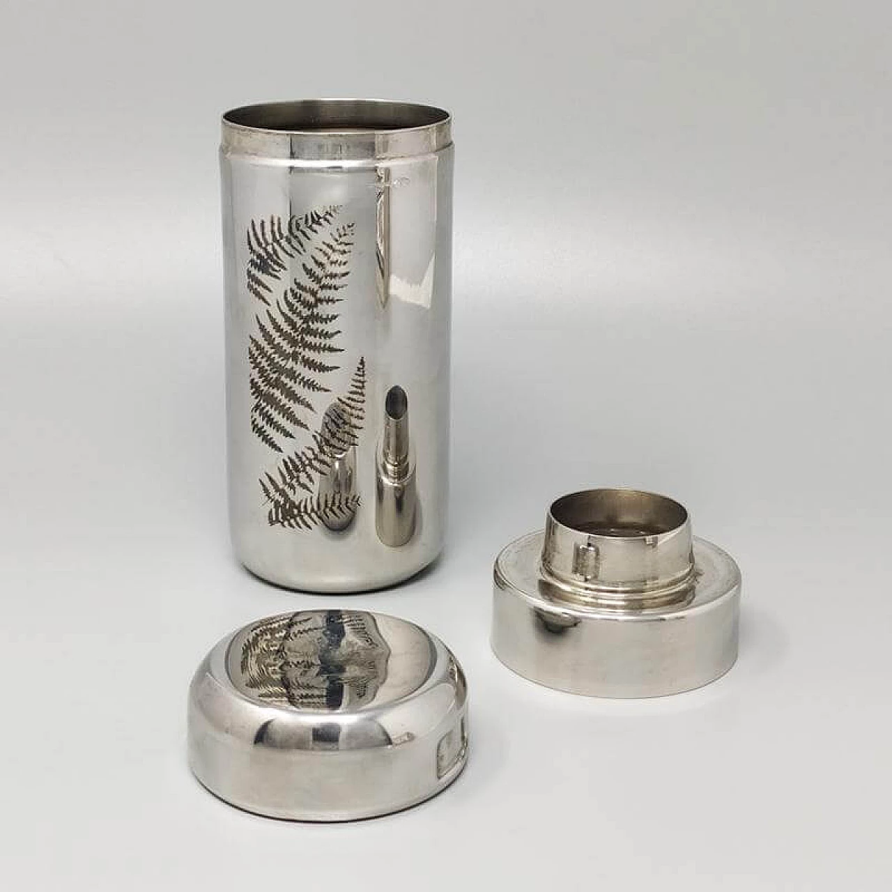 Cocktail shaker Graffiti series by Sambonet, 1970s 1234980