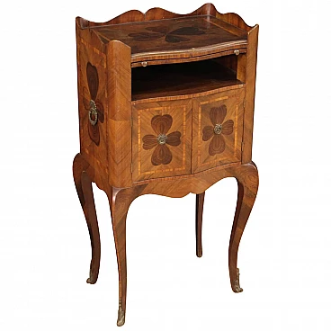 Genoese bedside table with cloverleaf of the 20th century