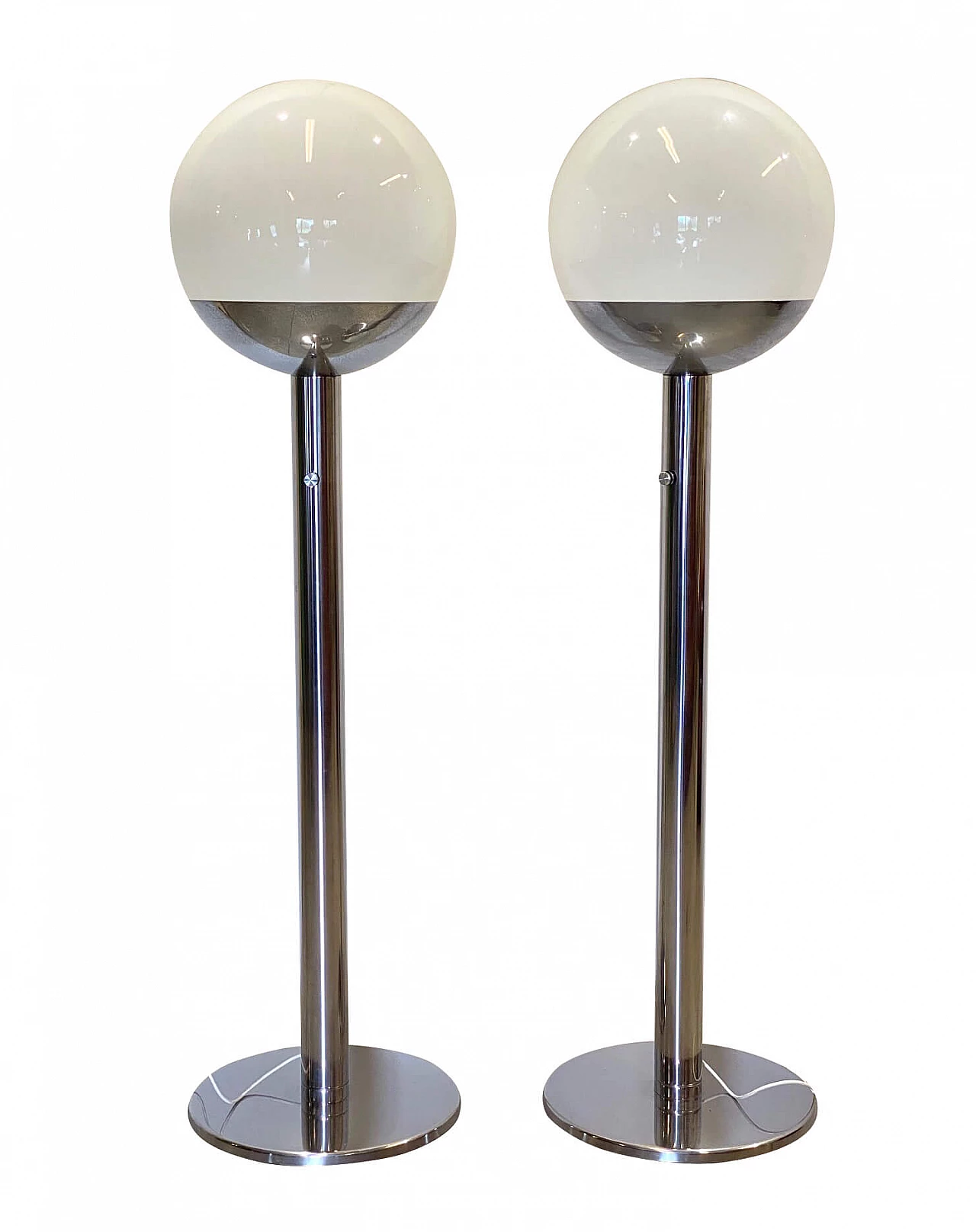 Pair of floor lamps P428 by Pia Guidetti Crippa for Luci, 1970s 1235162