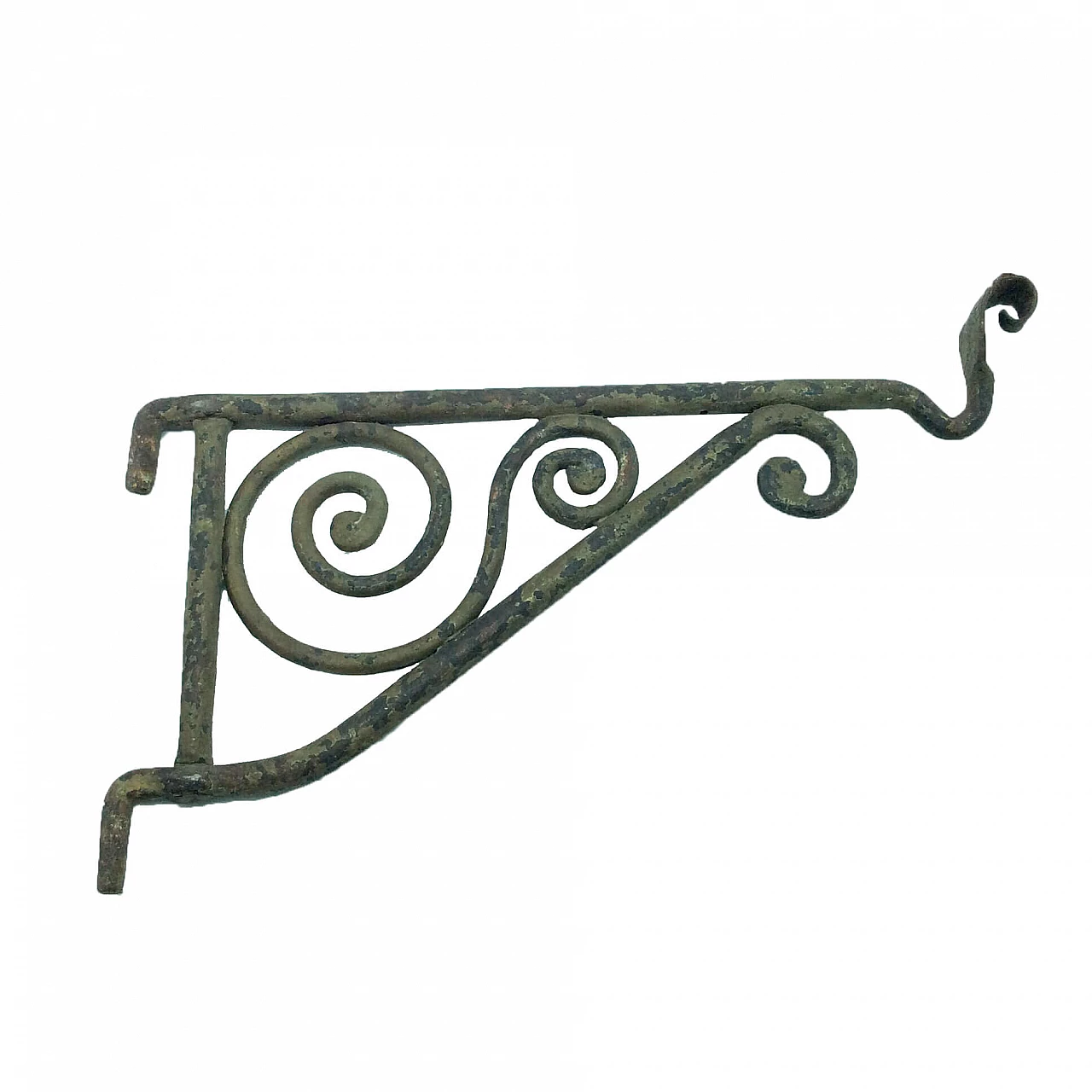 Wrought iron sign holder, 700's 1235504