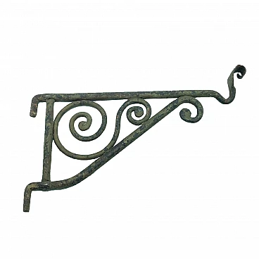 Wrought iron sign holder, 700's
