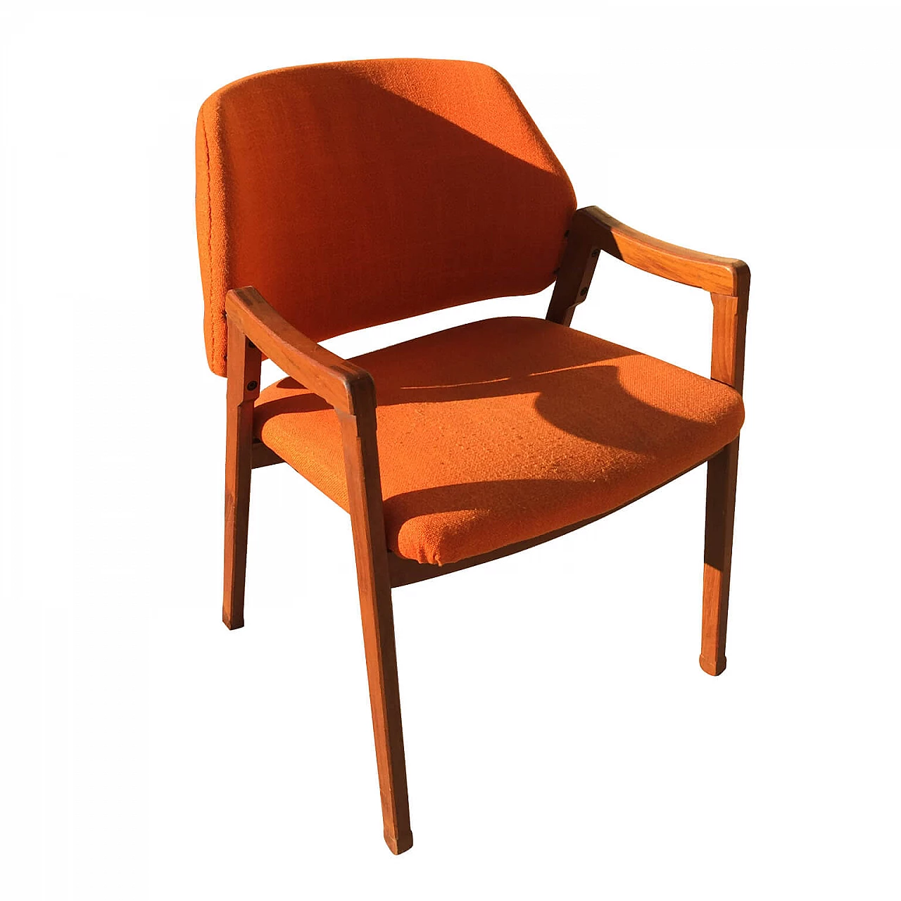 Armchair 814 in fabric and rosewood by Ico Parisi for Cassina, 50s 1235680