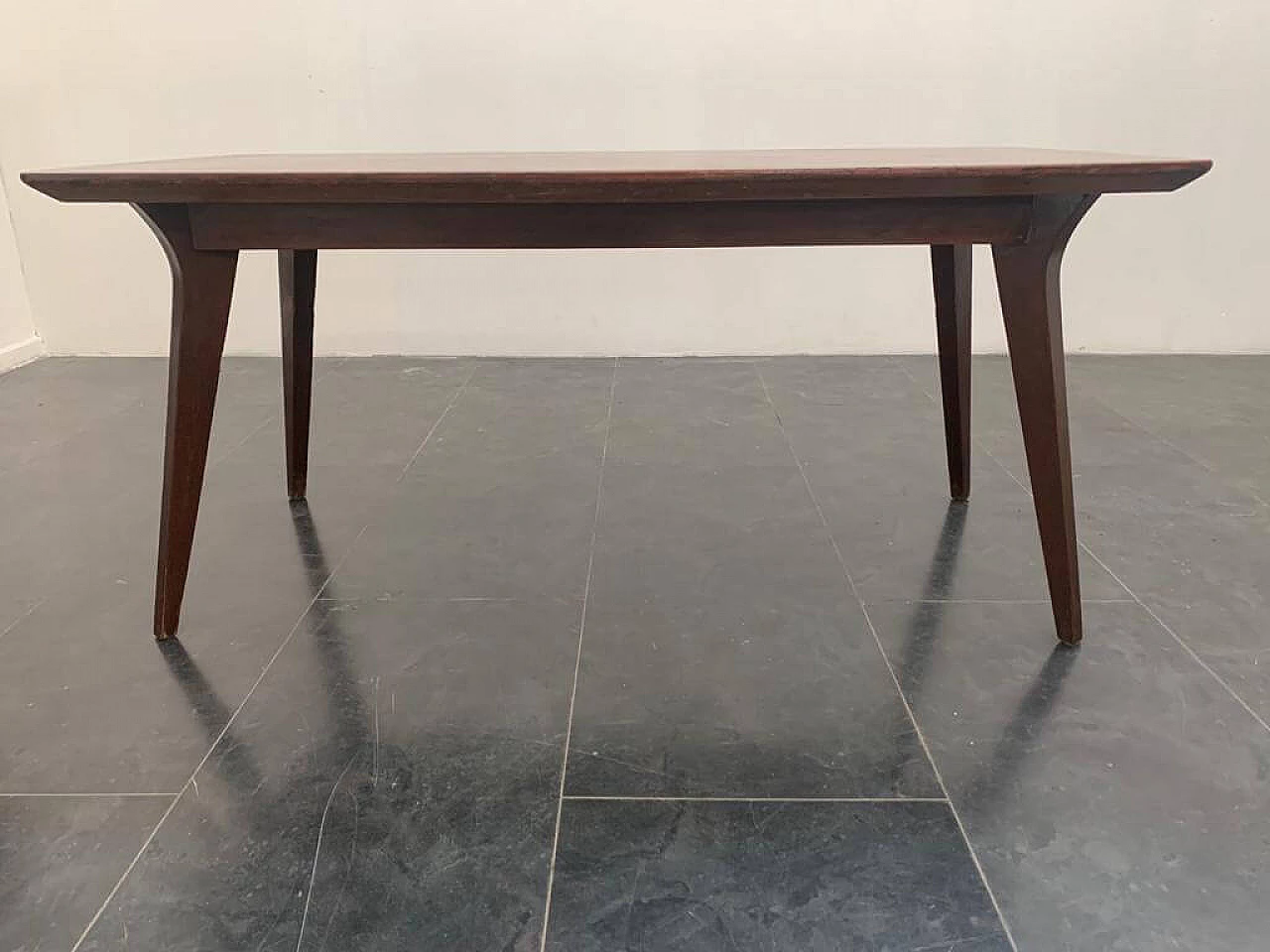 Table in teak, 50s 1235712