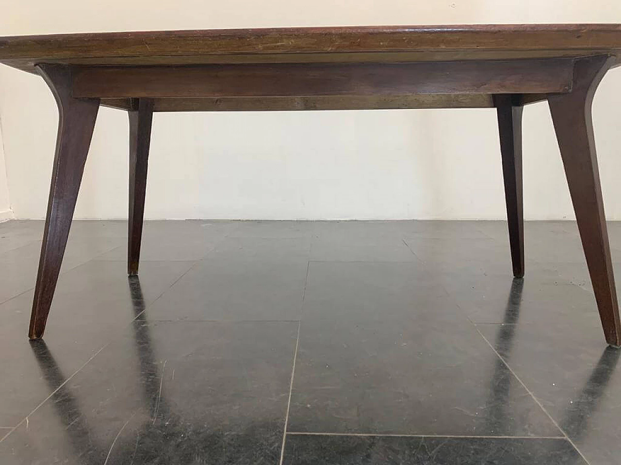 Table in teak, 50s 1235714