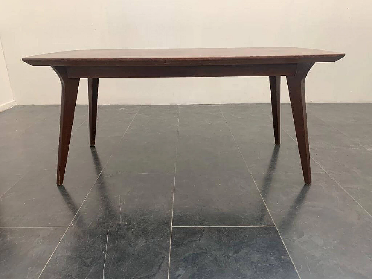 Table in teak, 50s 1235717