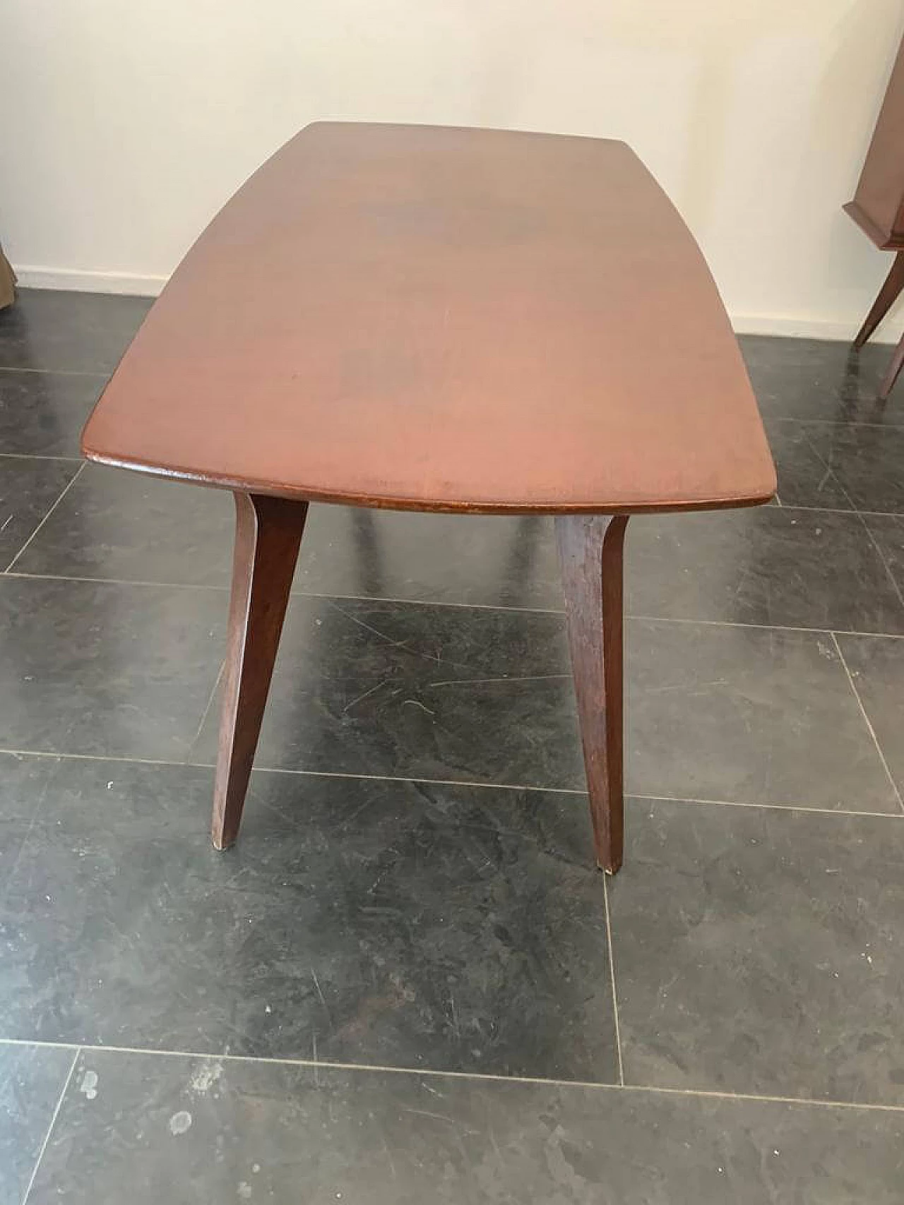 Table in teak, 50s 1235718