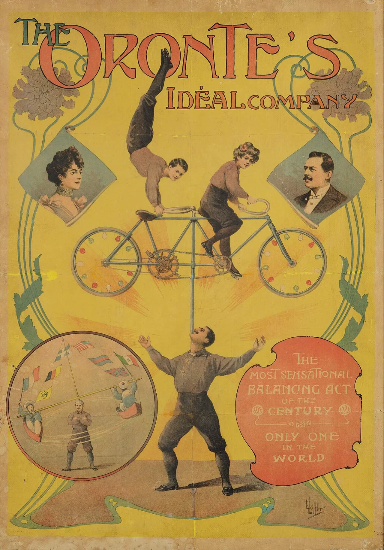 Lithograph The Oronte's Ideal Company by E. Löffler, 10s 1235865