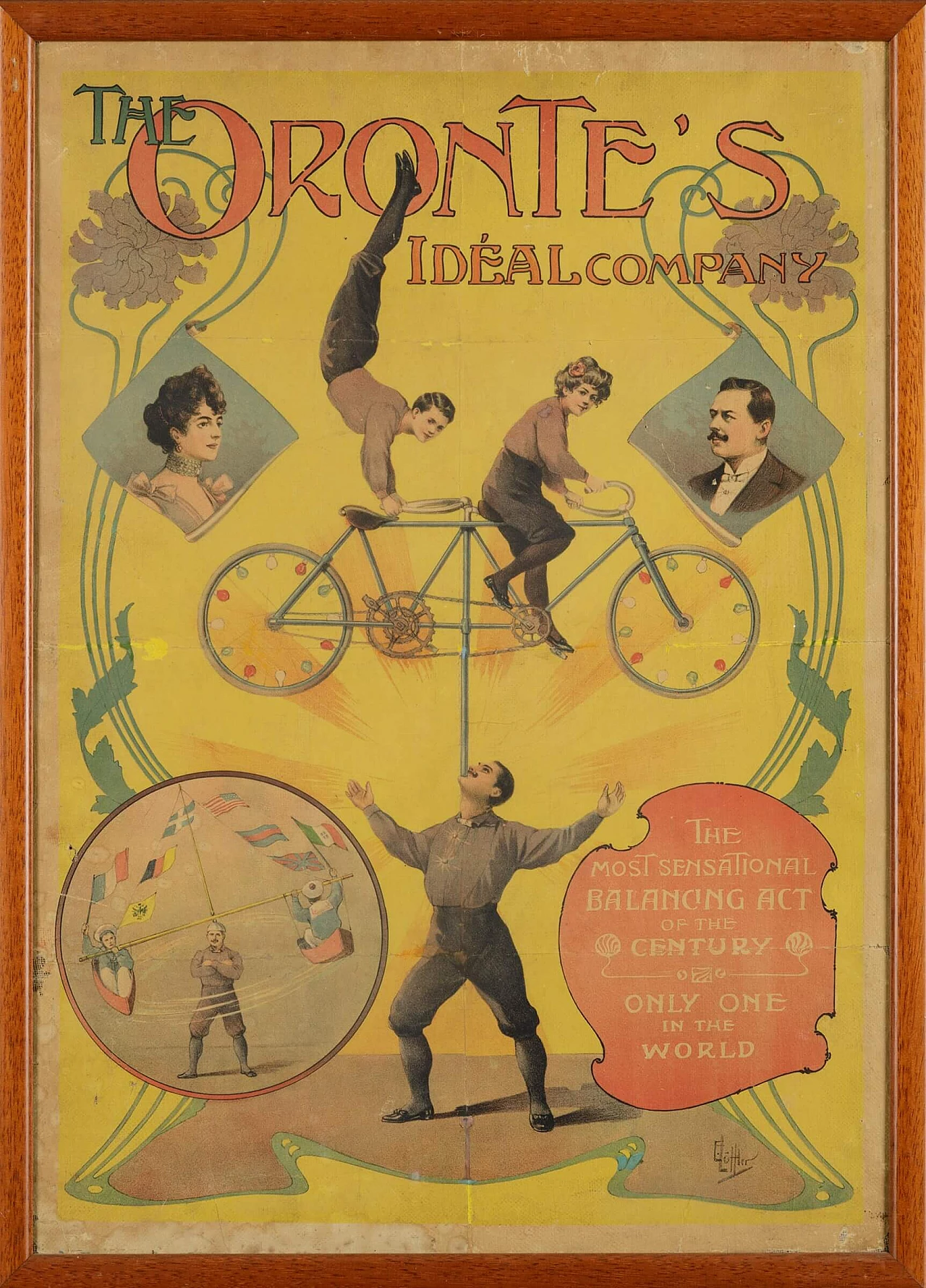 Lithograph The Oronte's Ideal Company by E. Löffler, 10s 1235866