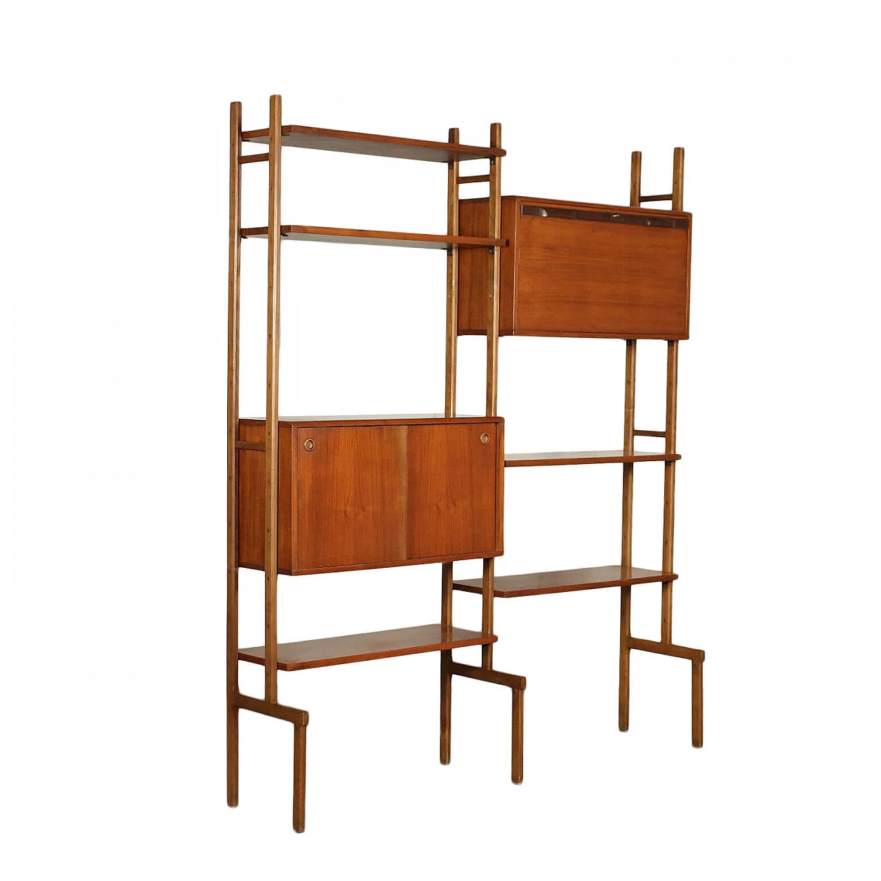 Bookcase in mahogany, 60s 1236097