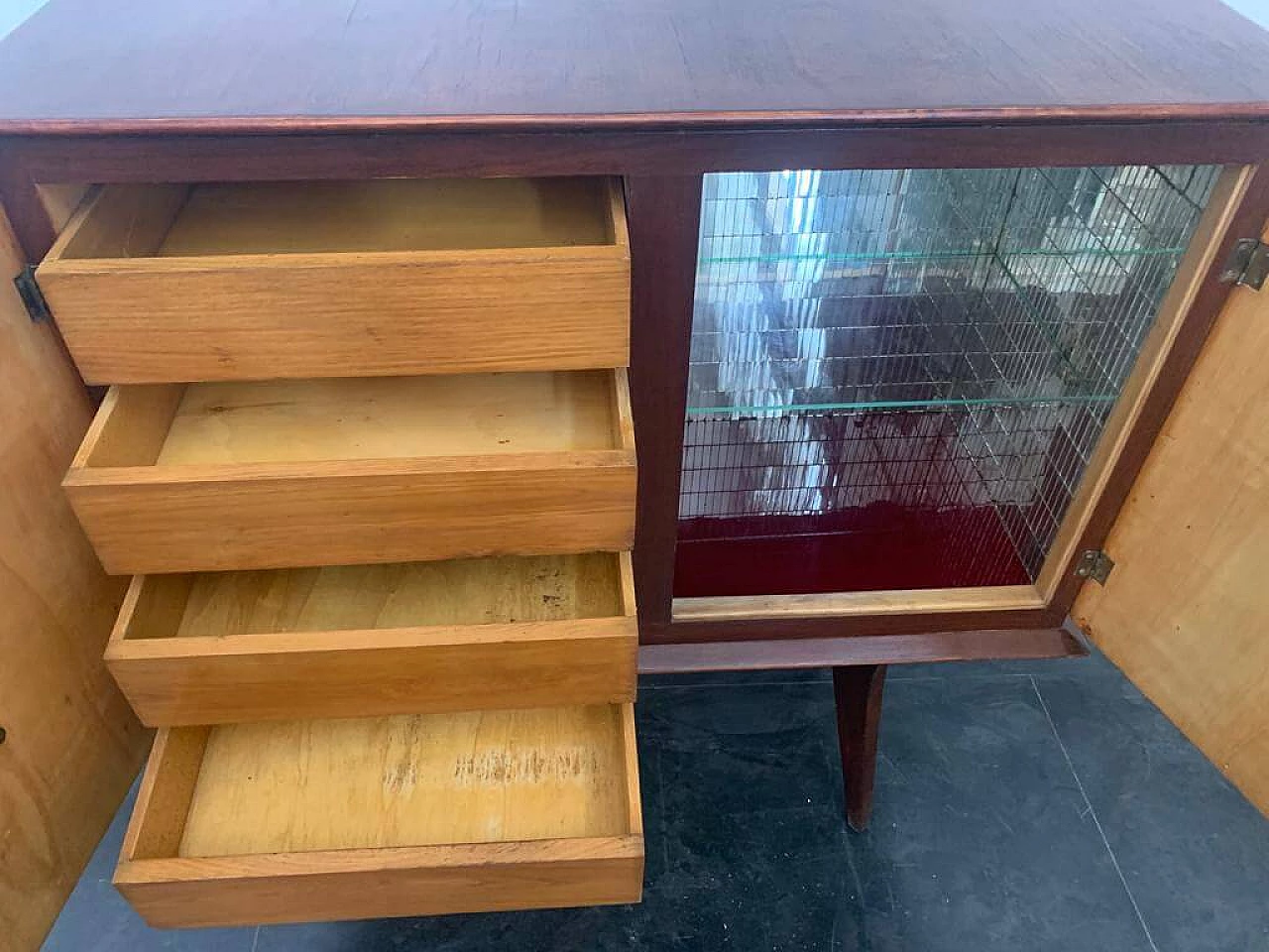 Credenza in teak, anni '50 1236351