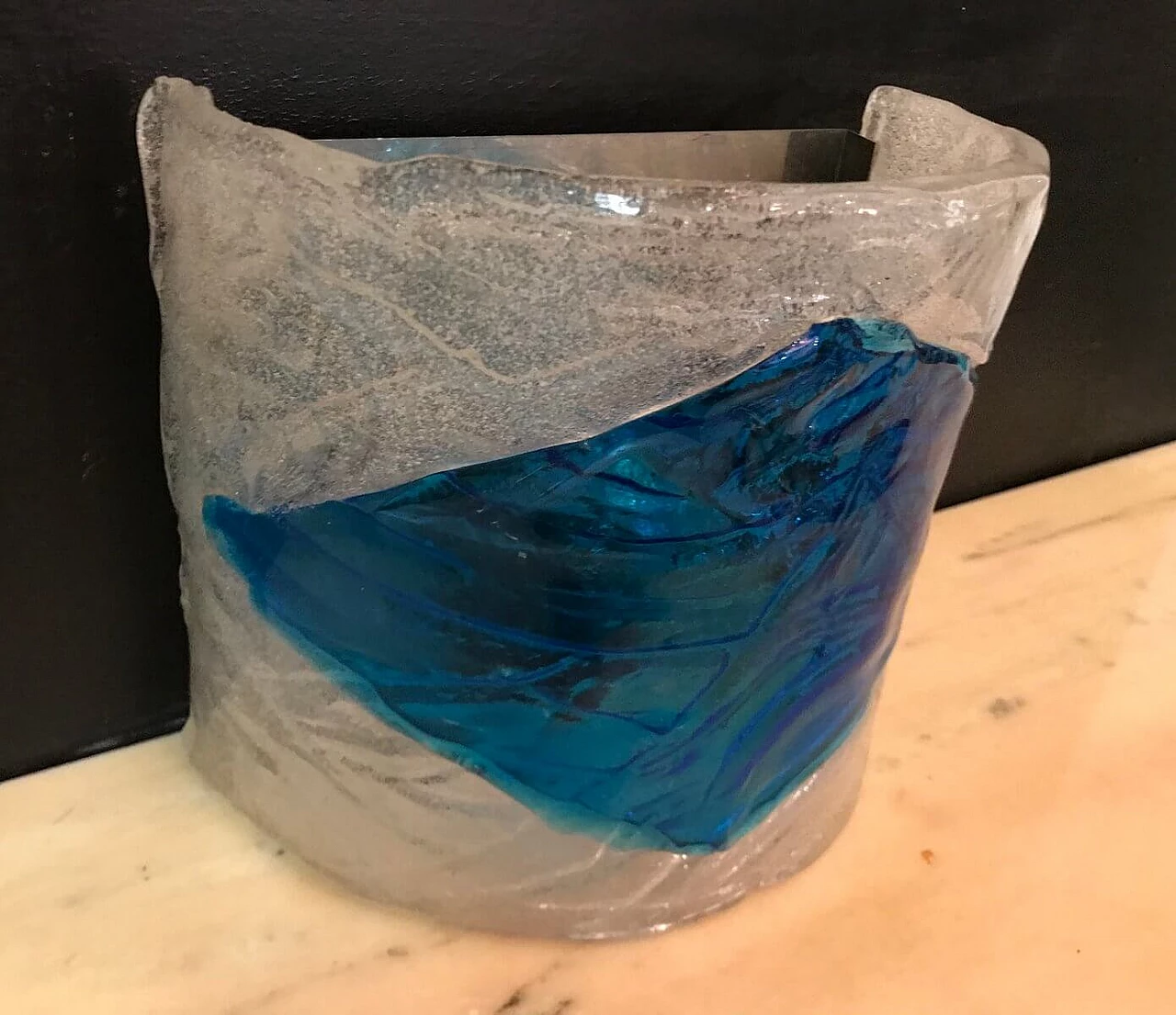 Applique in vetro di Murano di Mazzega, anni '70 1236442