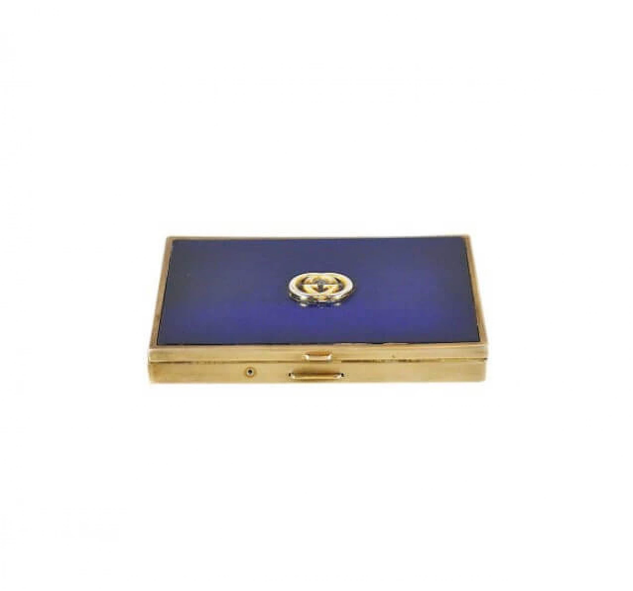 Cigarette case in brass and lacquered metal by Gucci, 60s 1236669